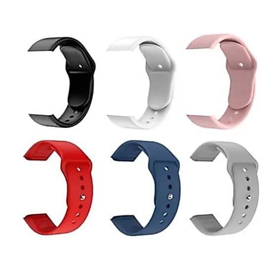 Pulseiras De Smartwatch Relógios D20 / D13 / Y68plus / V6 / D18/ 116 /116 PLUS colorido Silicone