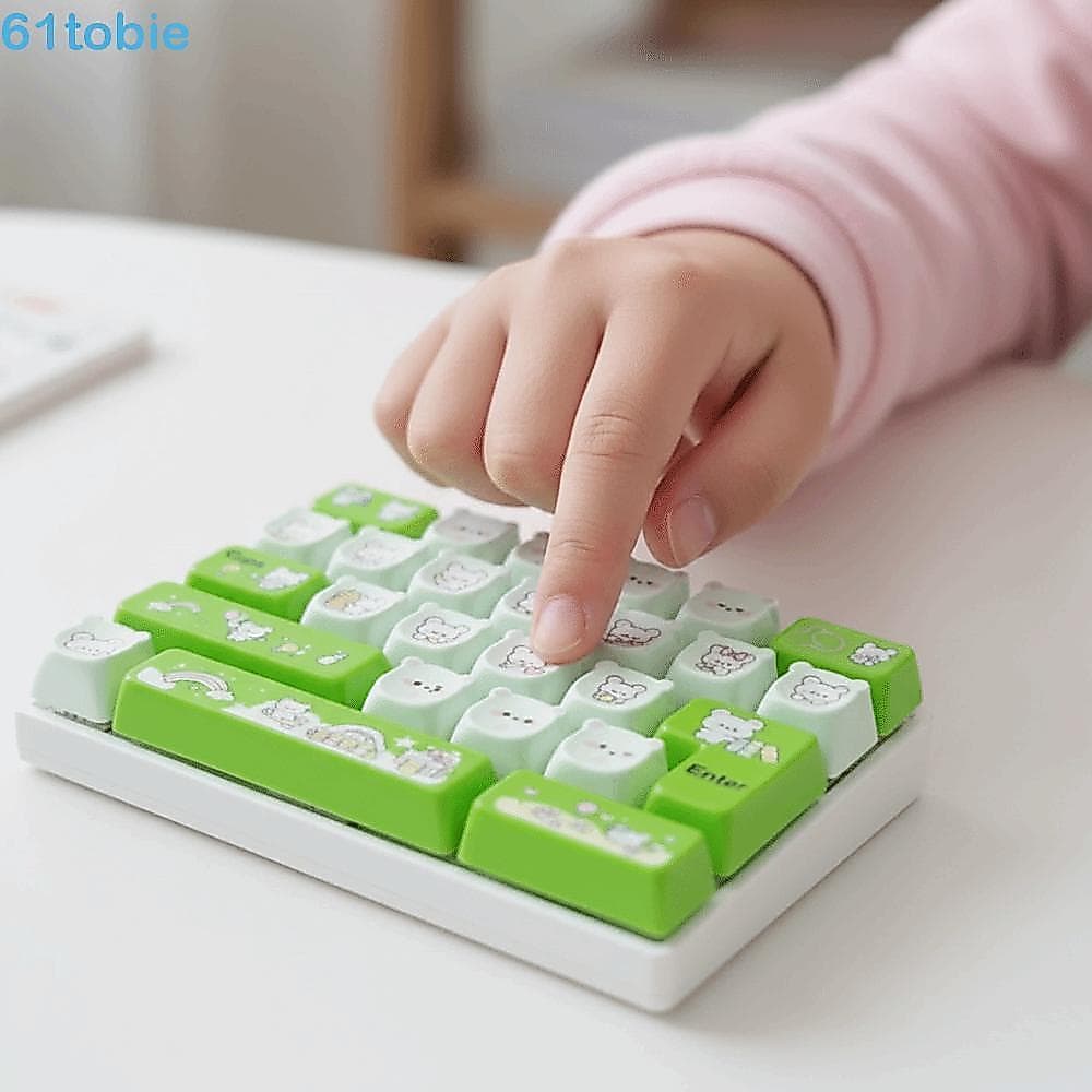 TOBIE Mini Teclado Mecânico , Suave Clicky 26 Teclas Mecânicas Fidget Toy , Tamanho Compacto
