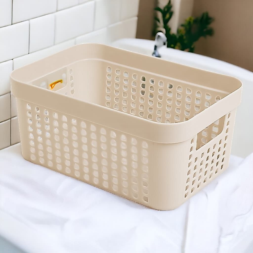 Cesto Organizador Cozinha de Plástico Resistente 2 Litros Multiuso Para Banheiro Sala Quarto em Promoção
