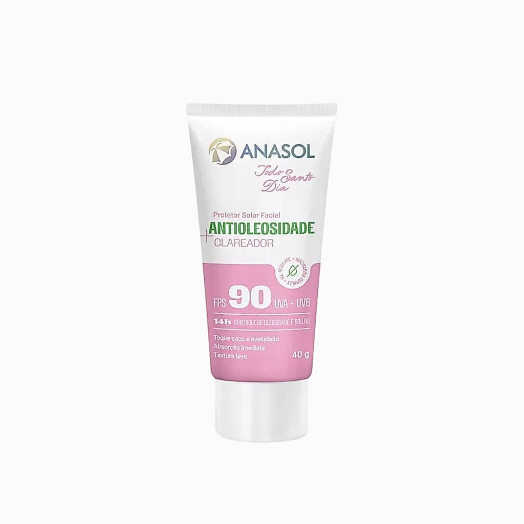 Protetor Solar Facial TSD Clareador FPS90 40g - Anasol