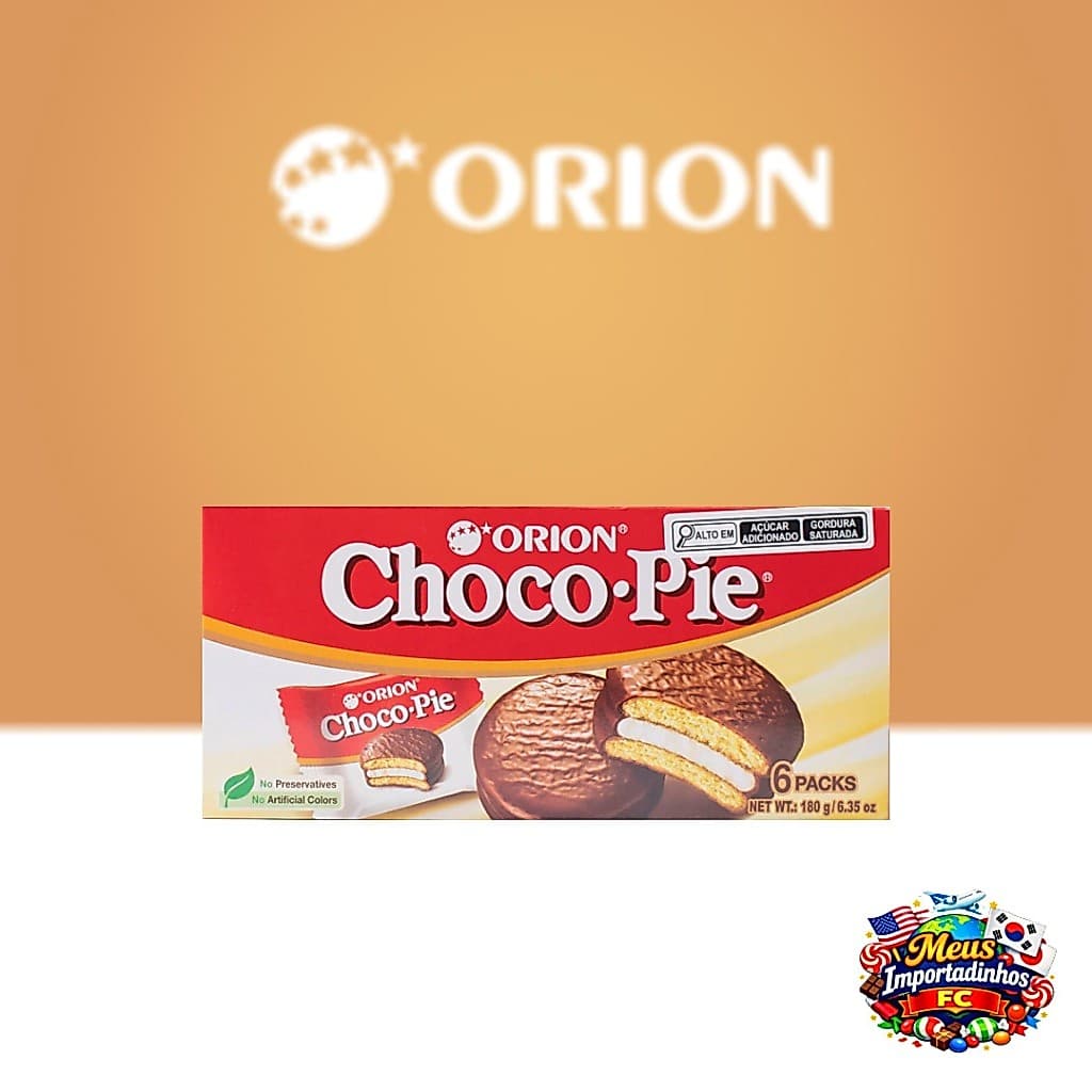 Alfajor Coreano de Chocolate ChocoPie Orion Importado