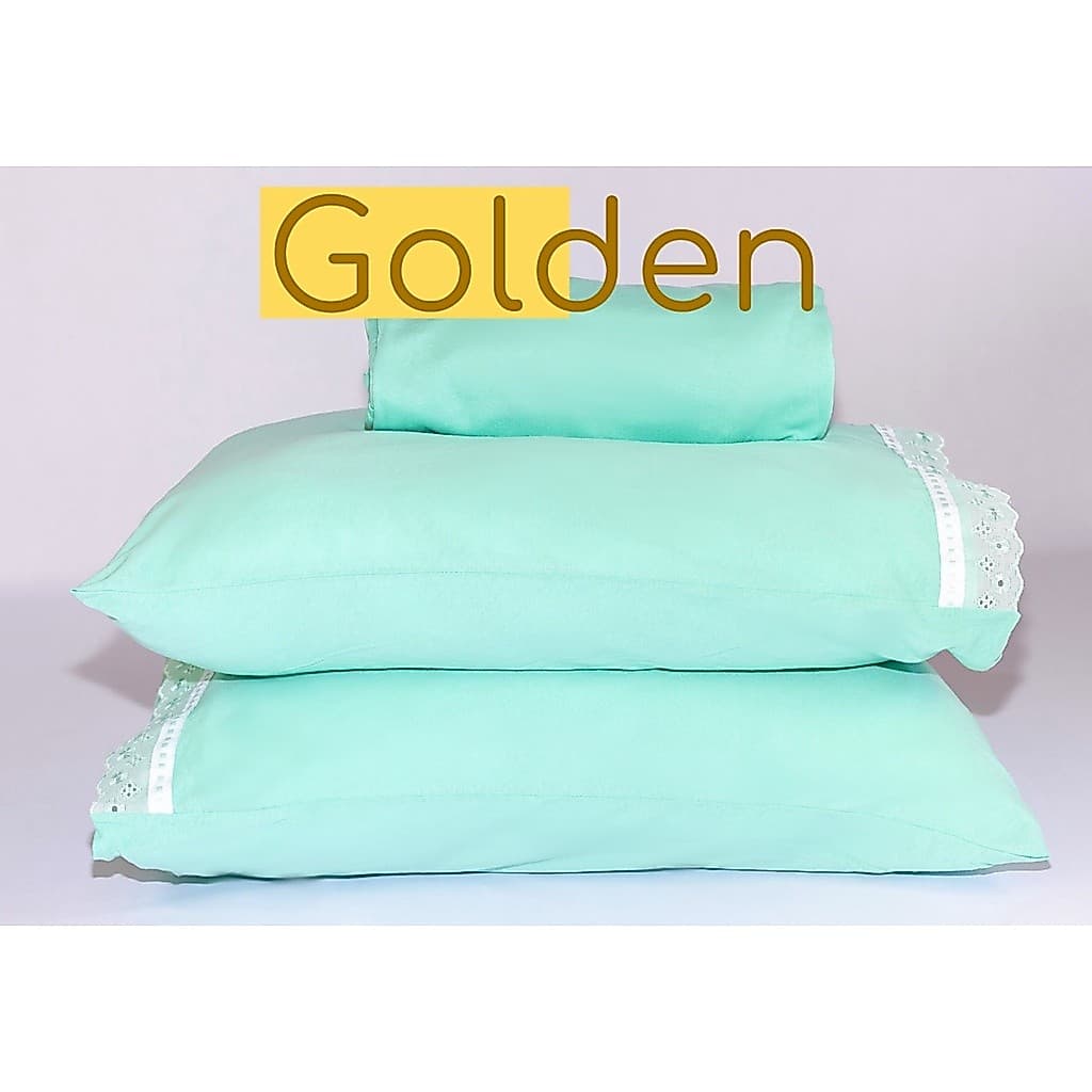 Jogo de Lençol Malha 100% Algodão Golden Fronha ziper (Solteiro, Casal, Queen, Super King)