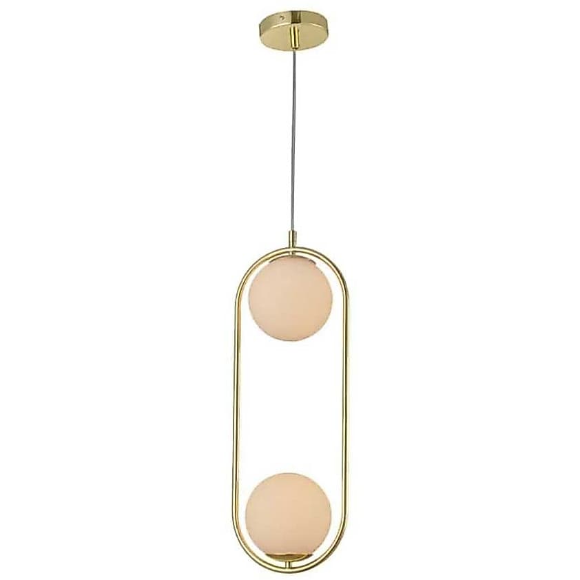 Pendente Luminária Led  Moderno Oval Ring Duo -Iluminação - Decoração - Fonte do Led