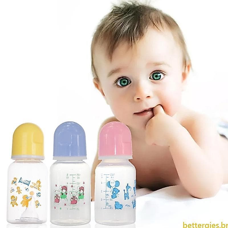 Bet Mamadeira 125ml Garrafa Amamentação Para Bebês Alimentador Recém-Nascidos