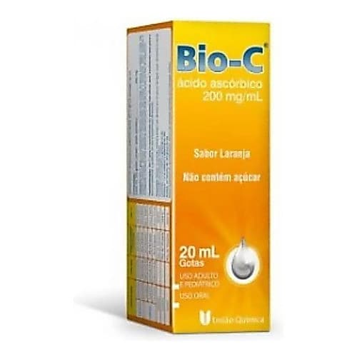 Vitamina C Bio-C 200mg/ml Gotas 20ml Suplemento Sabor Vitamina Uso Diario Código 7896006229988
