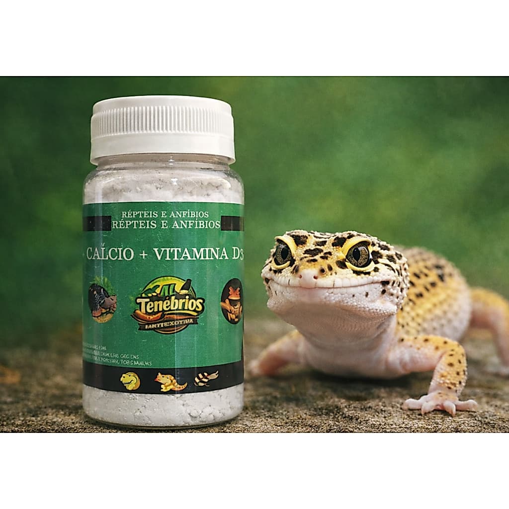 Cálcio com Vitamina D3 ALTenebrios para Répteis – 50g