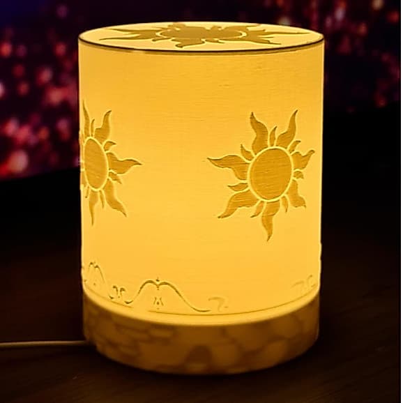 Luminaria rapunzel Led USB Abajur Decorativo | Inspirada no Filme Enrolados | Led USB