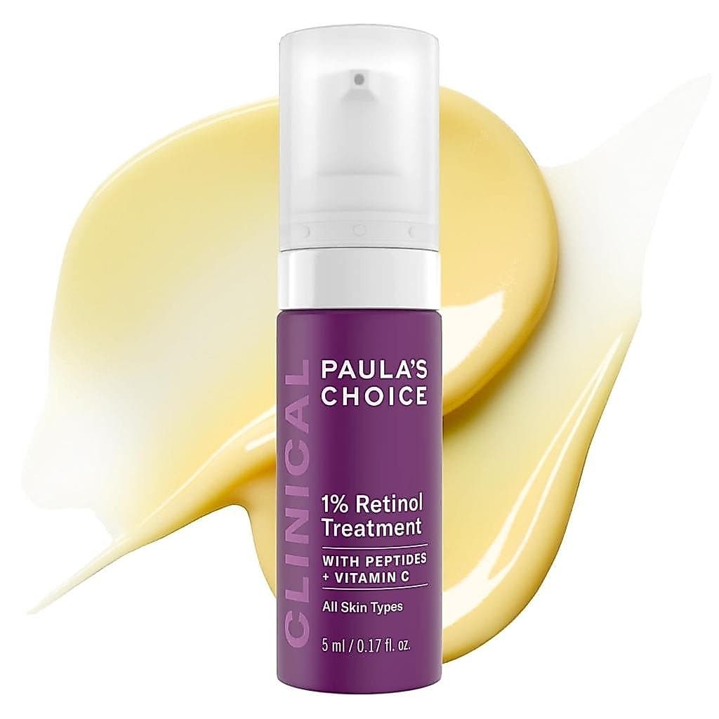 Paula's Choice CLINICAL 1% Retinol Facial com Peptídeos, Vitamina C e Extrato de Alcaçuz, Sérum Antienvelheci