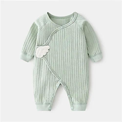 Bebê Recém-Nascido Menina Menino Macacão Impressão Infantil Casual Roupas Para Meninas Meninos Primavera Outono Novo 0-6
