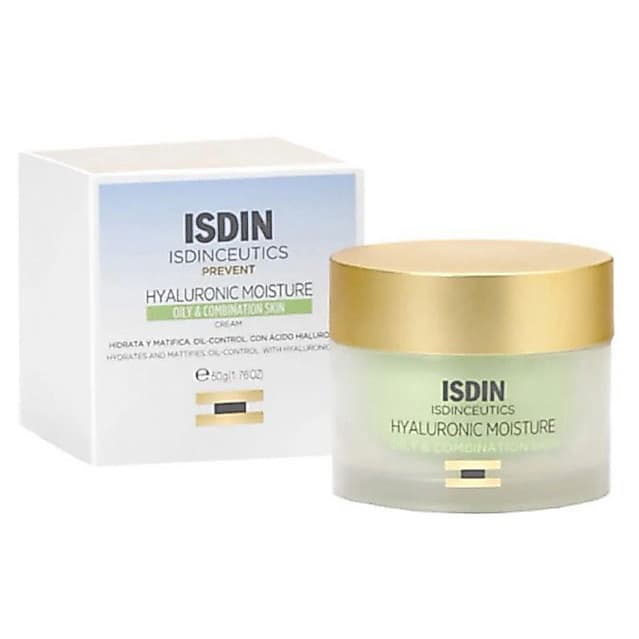 Creme Facial Anti-idade Para Pele Oleosa Isdin Isdinceutics Hyaluronic Moisture Oily Skin 50g