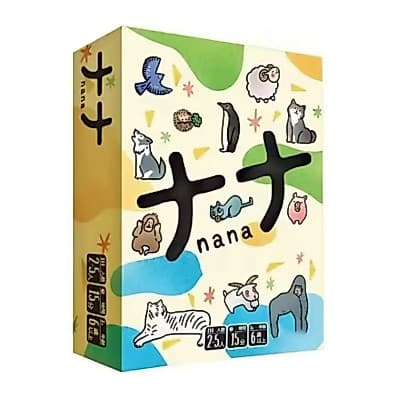 Jogo de Cartas Nana | Rápido e Divertido | Família | 2-5 Jogadores | Portátil | Jogo em Inglês
