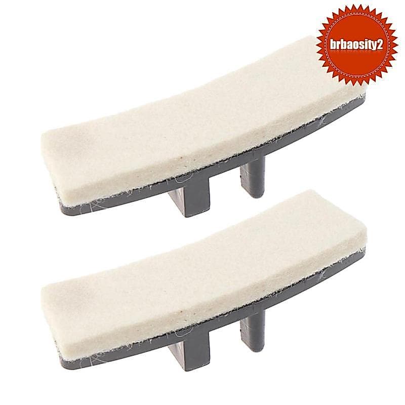 [Brbaosity2] Aptidão Substituição De Pastilha De Freio De Bicicleta Ergométrica Antiderrapante ABS Material De Feltro Pe