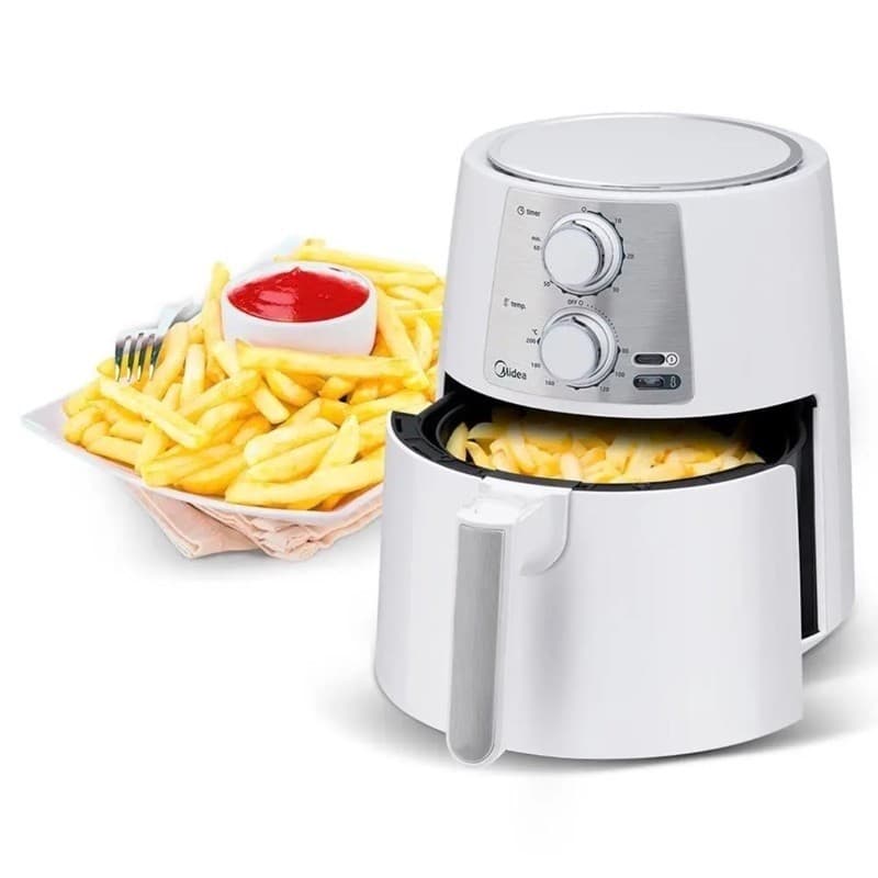 Fritadeira Sem Oleo Air Fryer Midea 3.5l Timer Branca