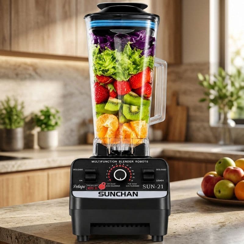 Liquidificador Potente Alta Performance 2 Litros 127V Copo Resistente Cor Sortido