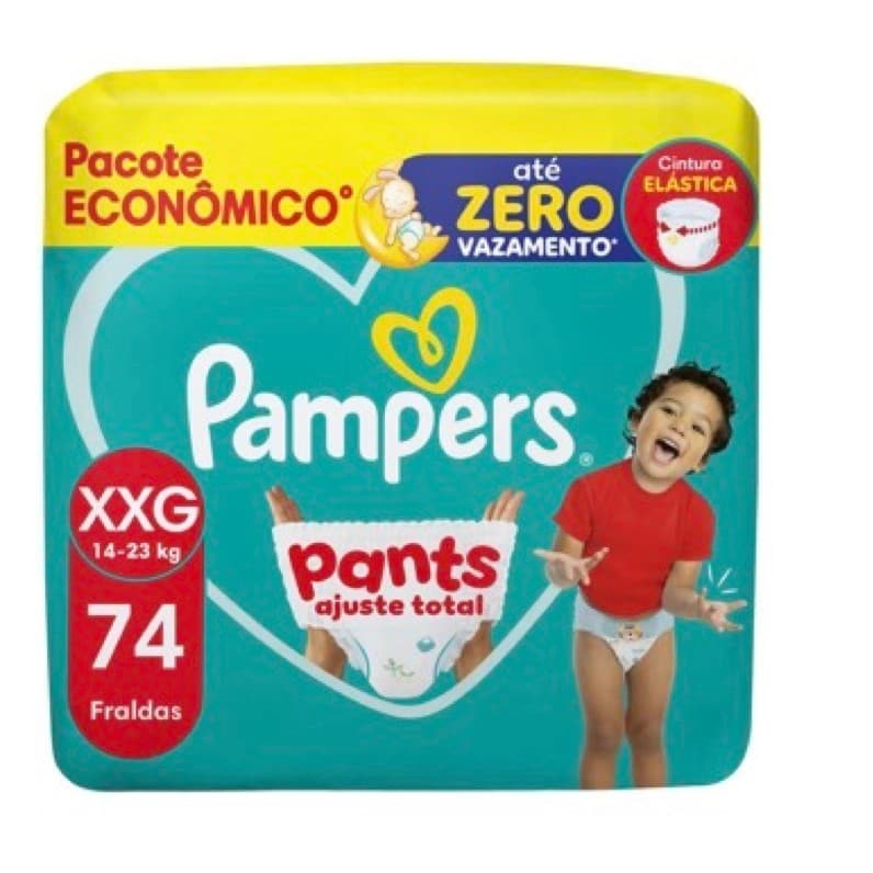 Fralda Pampers Ajuste Total XXG 74
