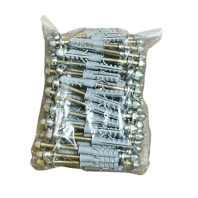 Kit 50 Parafusos Para Vaso Sanitário Latonado Castelo Completo