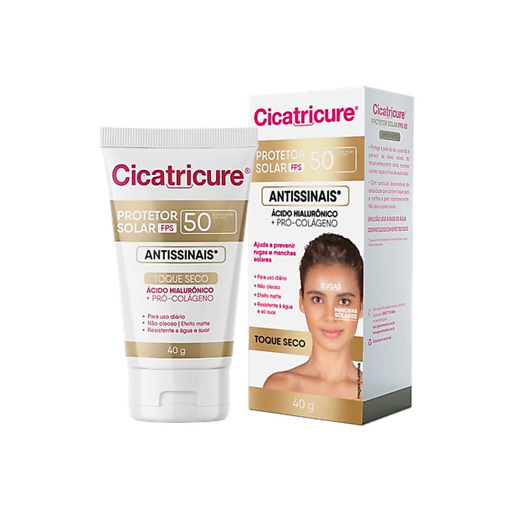 CICATRICURE Protetor Solar F50 Antissinais - 40g