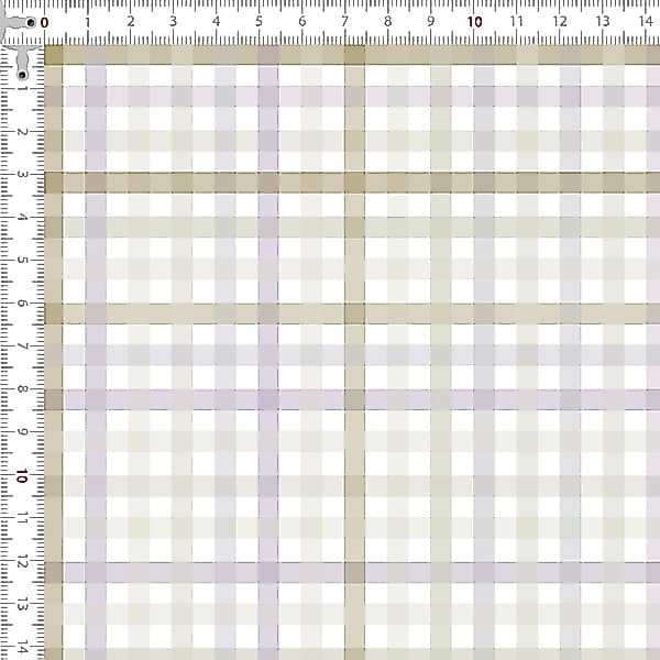 Tecido Tricoline Digital Xadrez Pastel Pano Patchwork Costura Ateliê Artesanato DIY Patch Pano Bolsa