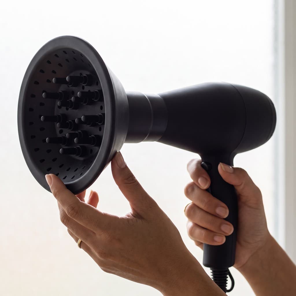 Bico Difusor para Secador de Cabelo Difusor de Cachos Profissional Salão e Casa Universal Encaixe 4,5cm