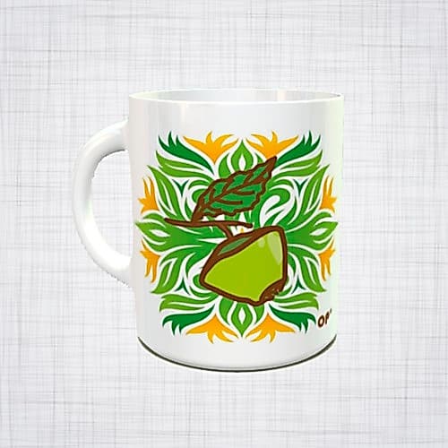 Caneca Porcelana Cambuci Organicos Pouso Alegre frutas da mata atlântica festiva do cambuci