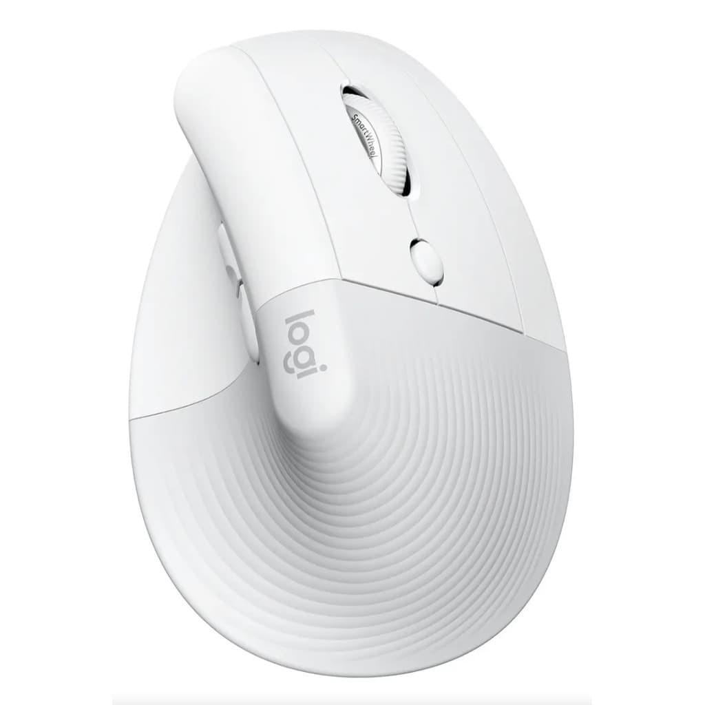 Novo Mouse Sem Fio Logitech Lift, 4000 DPI, 6 Botões, Bluetooth, Ergonômico,