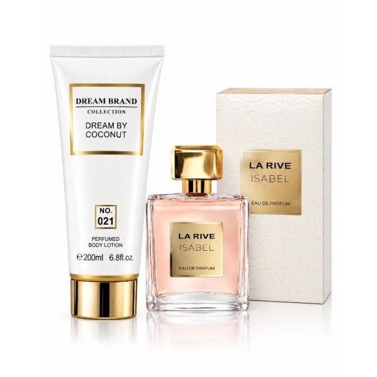 Kit La Rive Isabel Perfume Feminino + Hidratante Dream By Coconut 200ml | Presente Feminino, Perfume Importado