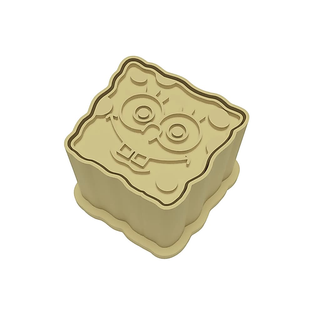 Ejetor Modelador Para Doces BOB ESPONJA Brigadeiros Docinhos Massa Biscuit Biscoito Resistente Massinha Modelar Pasta Am