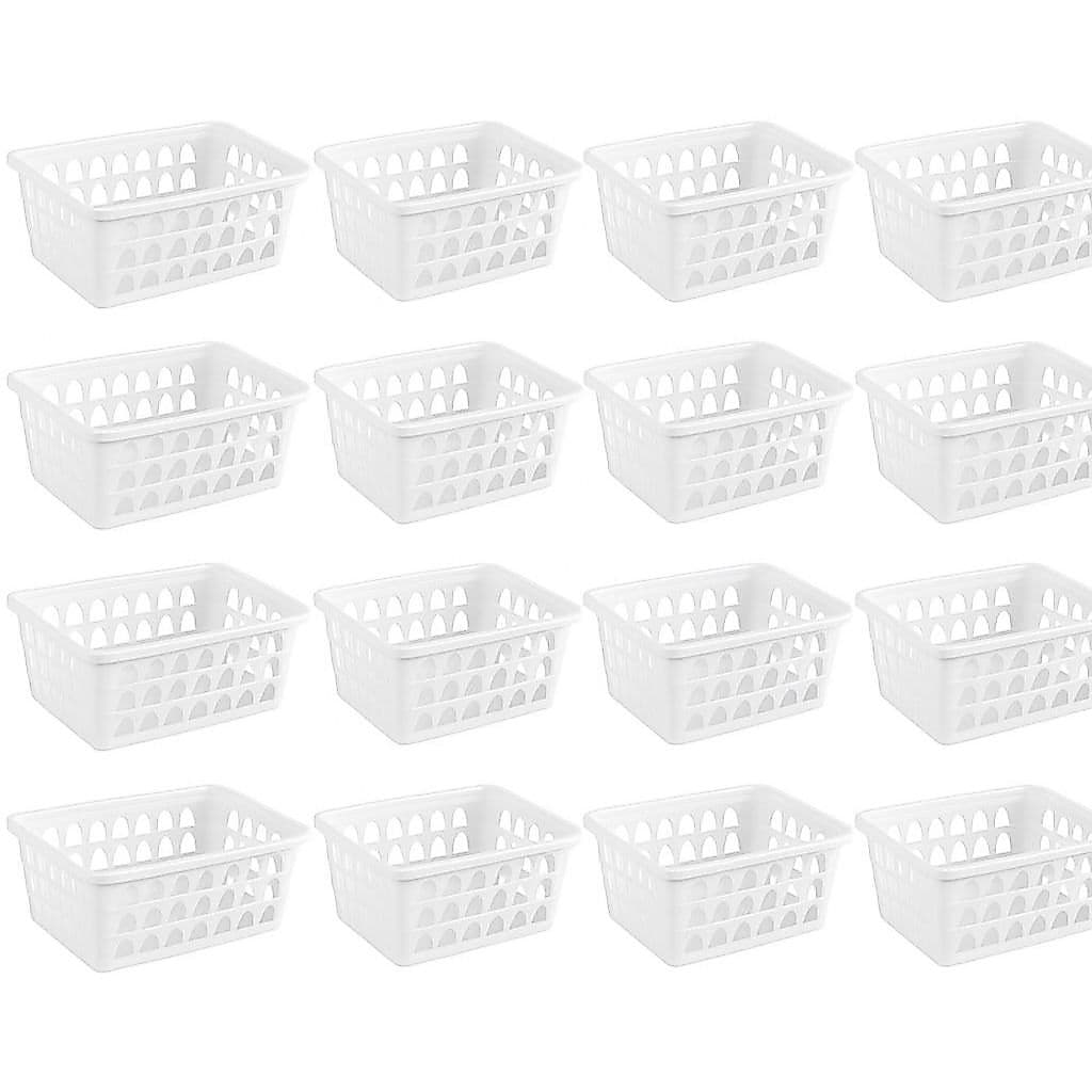 Kit 16 Cesto Organizador de Plástico – Ideal para Gavetas, Banheiro, Cozinha e Escritório