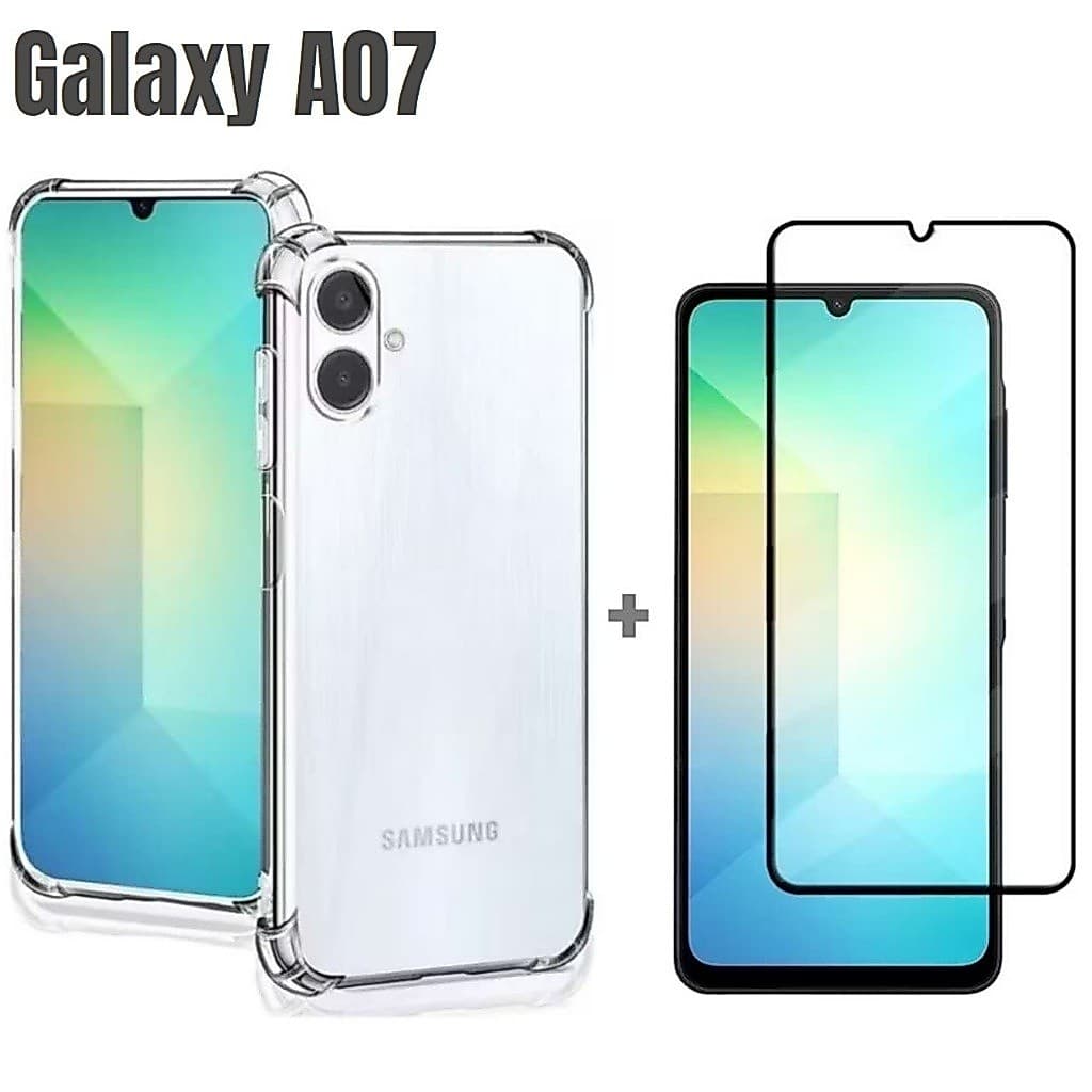 Película e Capa Capinha Samsung Galaxy A07