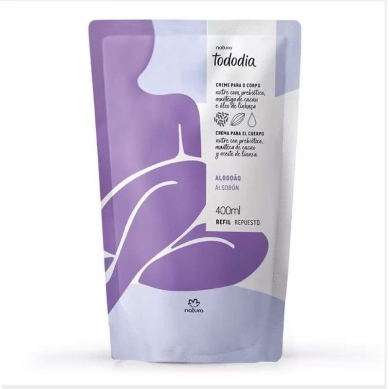 Refil Hidratante Corporal tododia 400ml.Original Várias fragrância disponíveis.