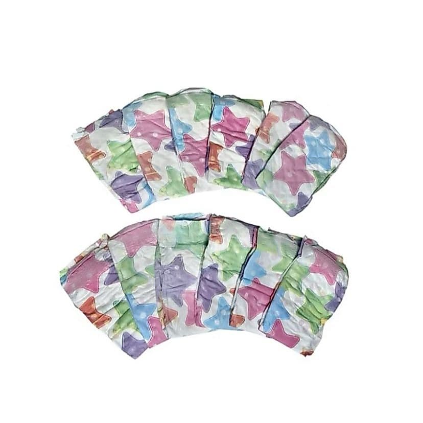 Kit Com 12 Fraudas Para Boneca Reborn + Certidão