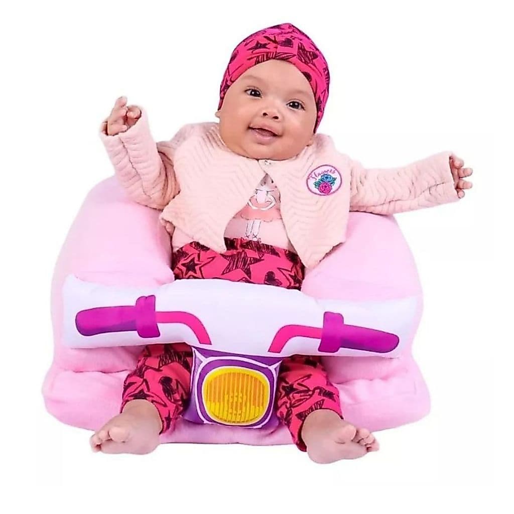 Assento De Bebê e Cadeirinha Sofázinho Multiuso Estofada Menino e Menina envio imediato
