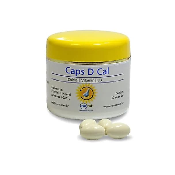 Caps D Cal Vitamina D Cálcio Suplemento Alimentar Estimula