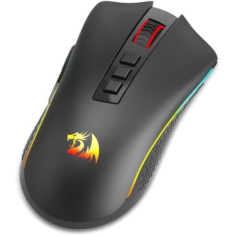MOUSE GAMER REDRAGON COBRA PRO SEM FIO RGB PRETO M711-PRO, 16000 DPI