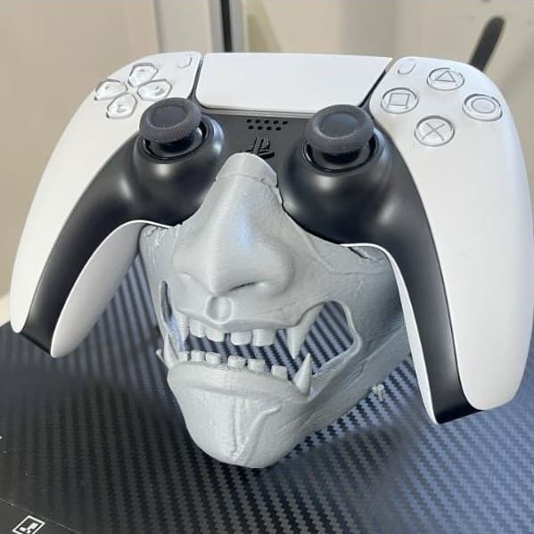 Máscara de Crânio com Dentadura para Controle de Video Game Decoração de Presente