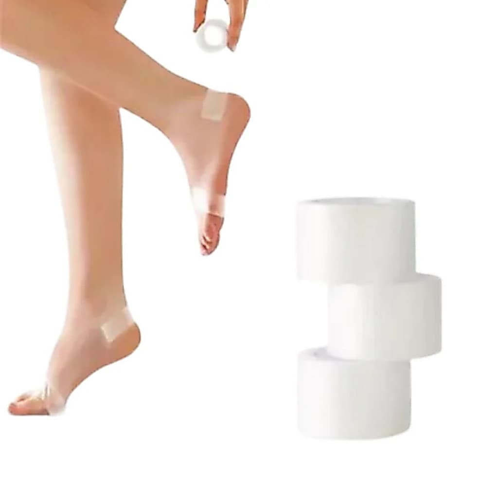 Kit 3 Fita Protetora para os Pés Missner 25mm x 3m Transparente