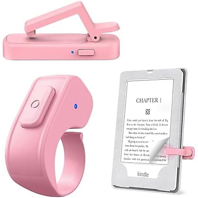 Anel De Virador De Página Para Kindle , Controle Remoto iPhone iPad Android Tablets E-Readers , De Clique Acessórios Gra