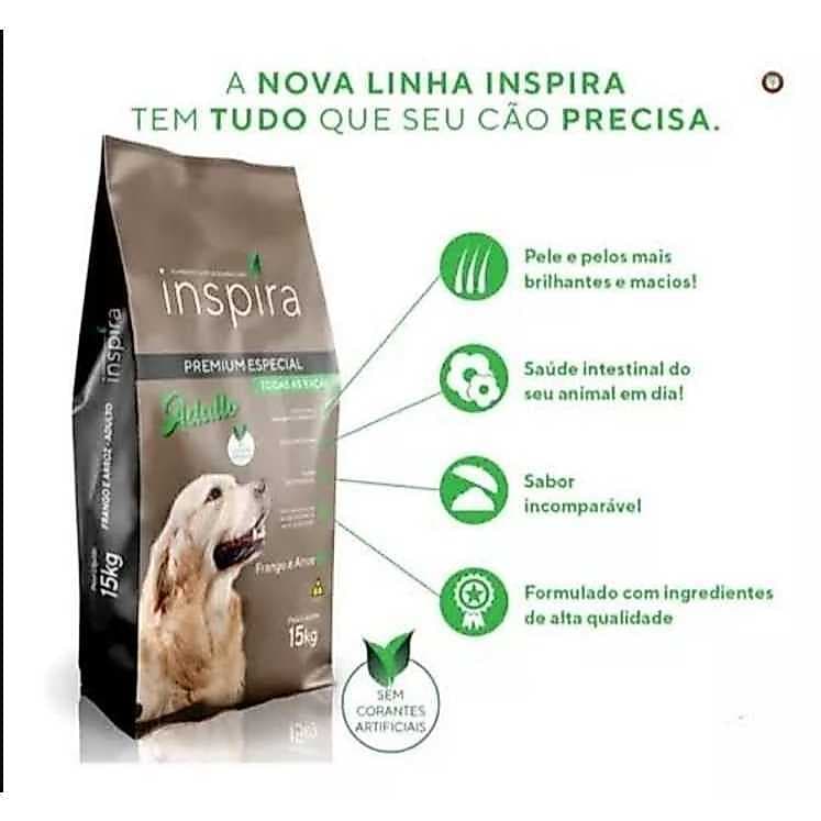 Ração Inspira Premium Especial Para Cachorro Adulto 15kg