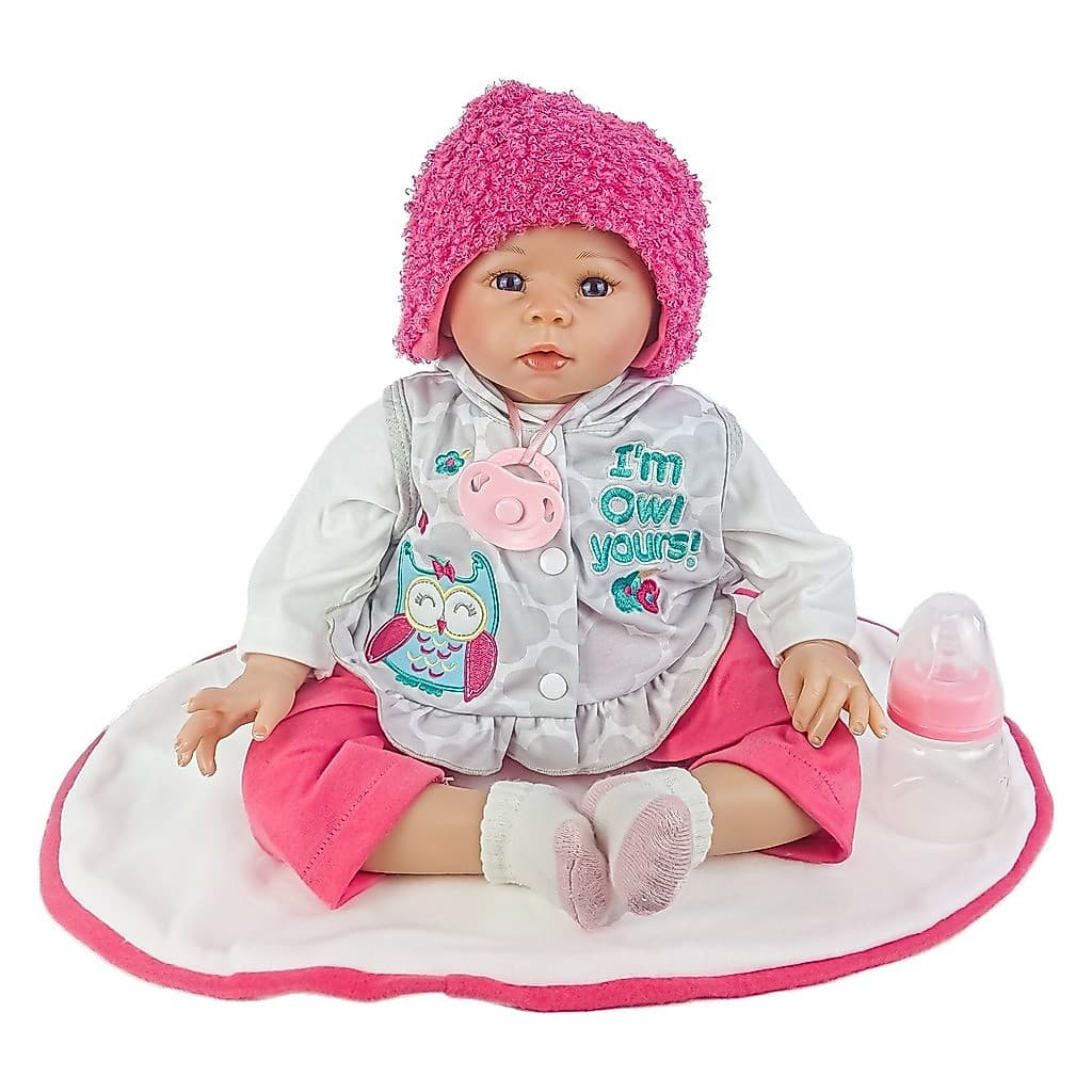 Boneca Bebê Reborn Realista Articulada Menina Com Acessórios - Fênix Brinquedos