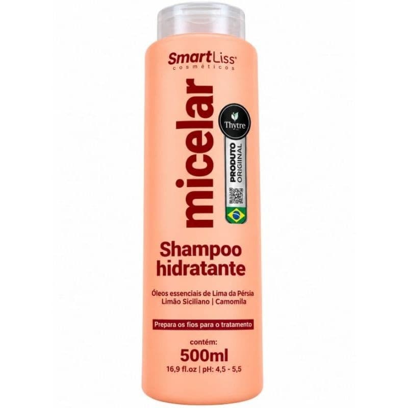Shampoo Micelar Hidratante Smart Liss 500ml Thyrre Produtos Originais