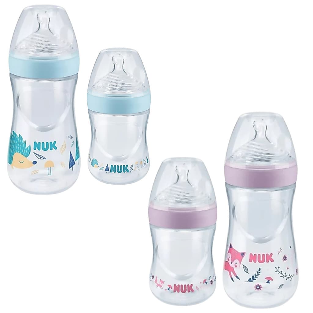 Kit Mamadeiras Nuk Essence Smart Flow 150ml 270ml Bebê Fluxo Inteligente  Indicador Temperatura