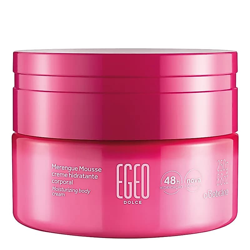 Mousse Hidratante Corporal Egeo Dolce Merengue - 250g (o Boticário)