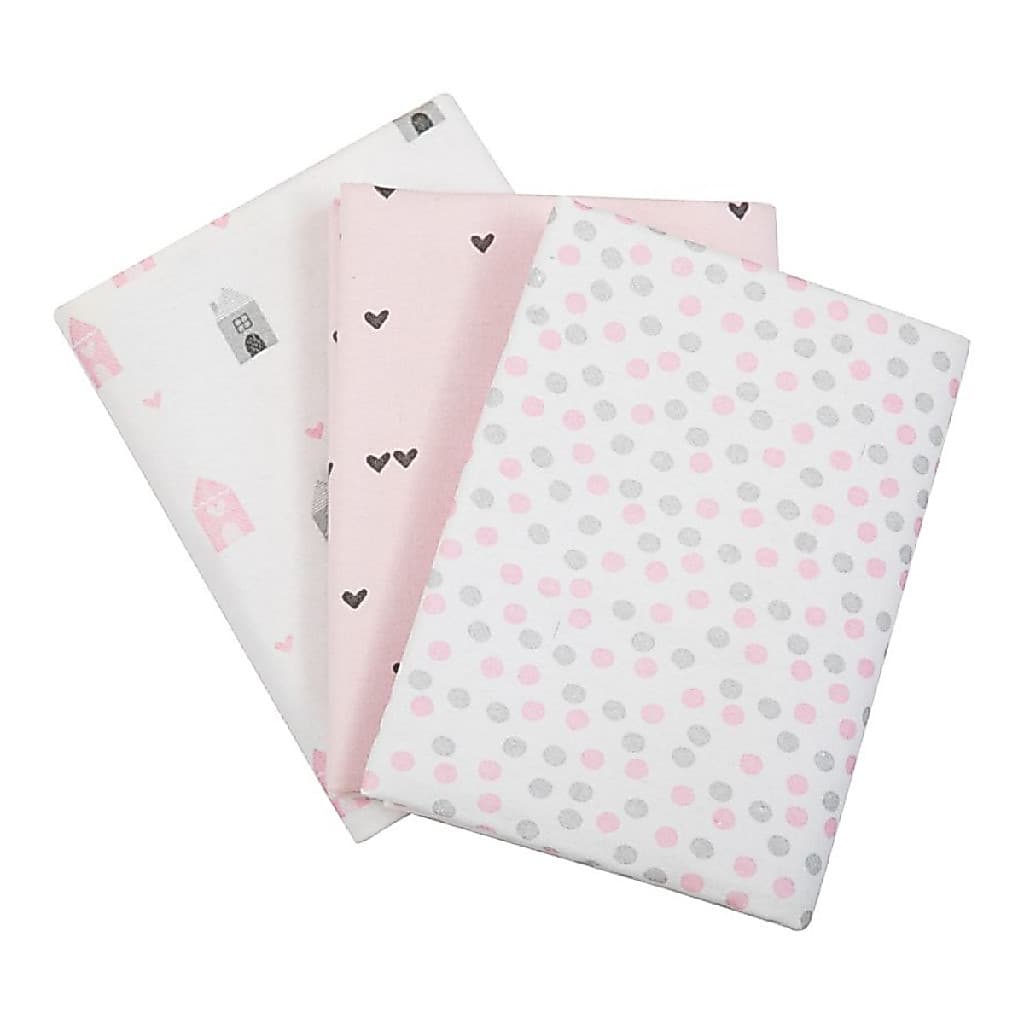 Kit 3 Und Cueiro Compose Menina Infantil 100% Algodao Charutinho Enrolar Bebe Rn Enxoval Completo