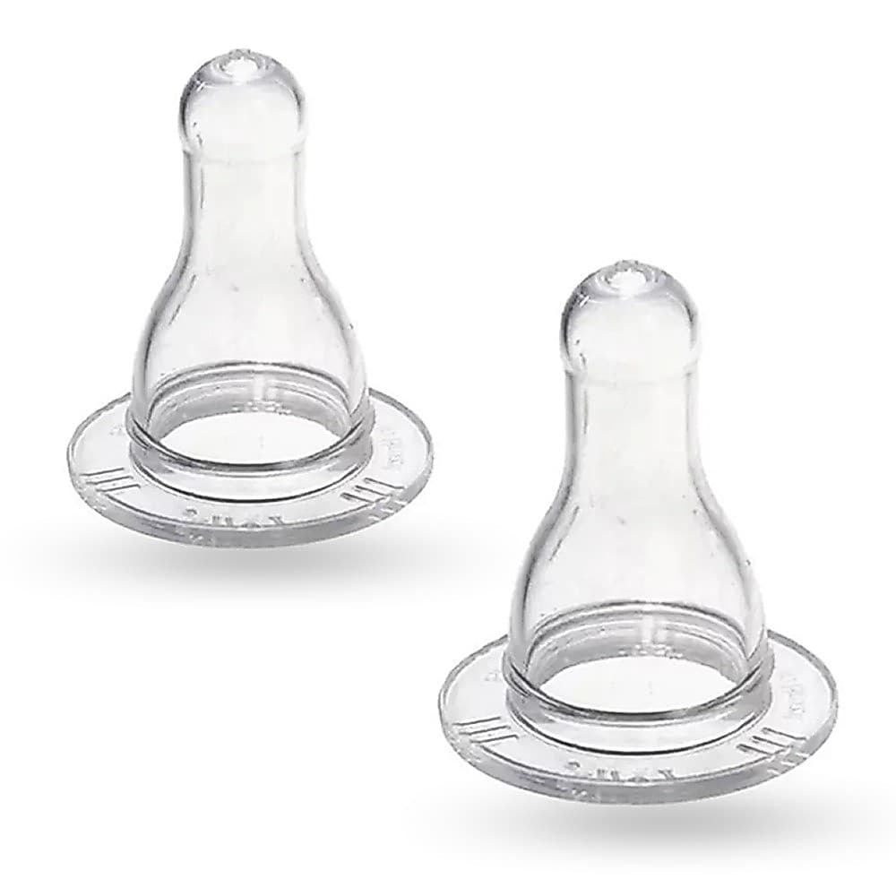 Bico de Mamadeira Silicone Redondo Universal 1 Unidade Bebê Macio Anti Vazamento