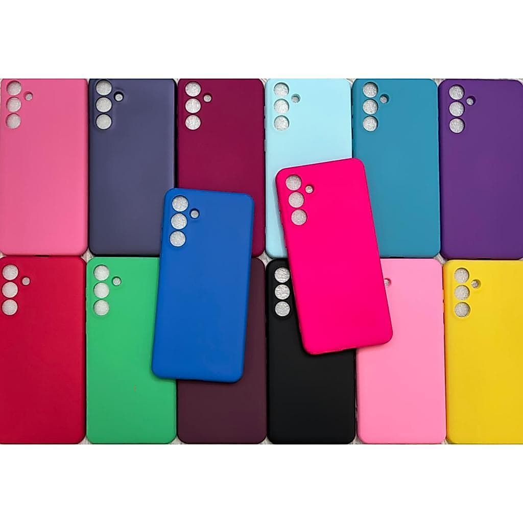 Capa Capinha Para Samsung M55 Silicone Aveludado Pelicula Case