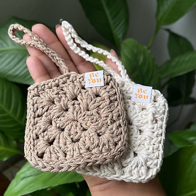 capa protetora para fone de ouvido, porta fone em crochê, feito à mão, capa fone bluetooth, resistente e lavável