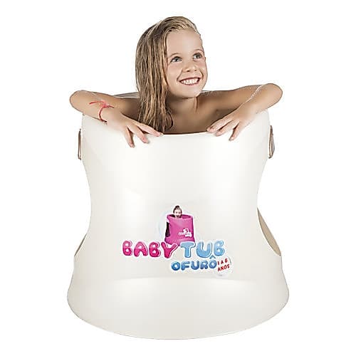 Banheira Infantil Ergonômica Babytub modelo Ofurô de 1 a 6 Anos - Pérola