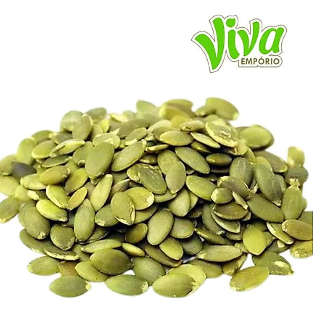 Sementes de Abóbora Sem Casca Cruas 1000 Unidades Safra Nova Snack Saudável Rica em Proteínas