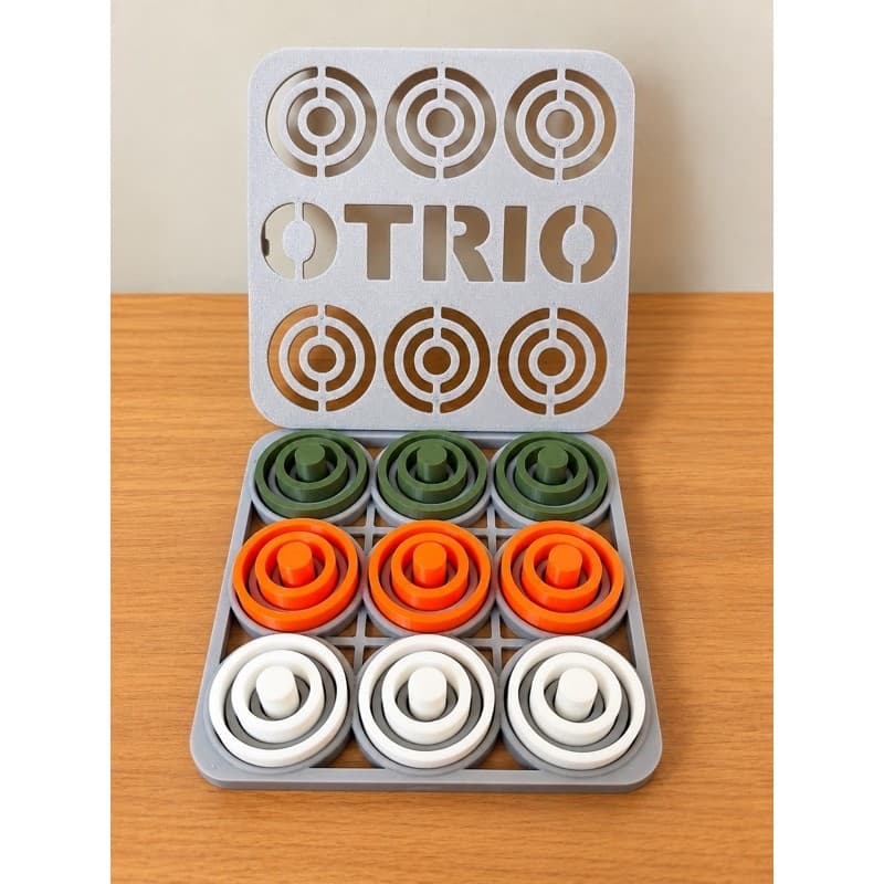 Jogo Otrio | Jogo de Estratégia e Raciocínio | Jogo de Tabuleiro | Jogo para Família | Jogo Educativo |