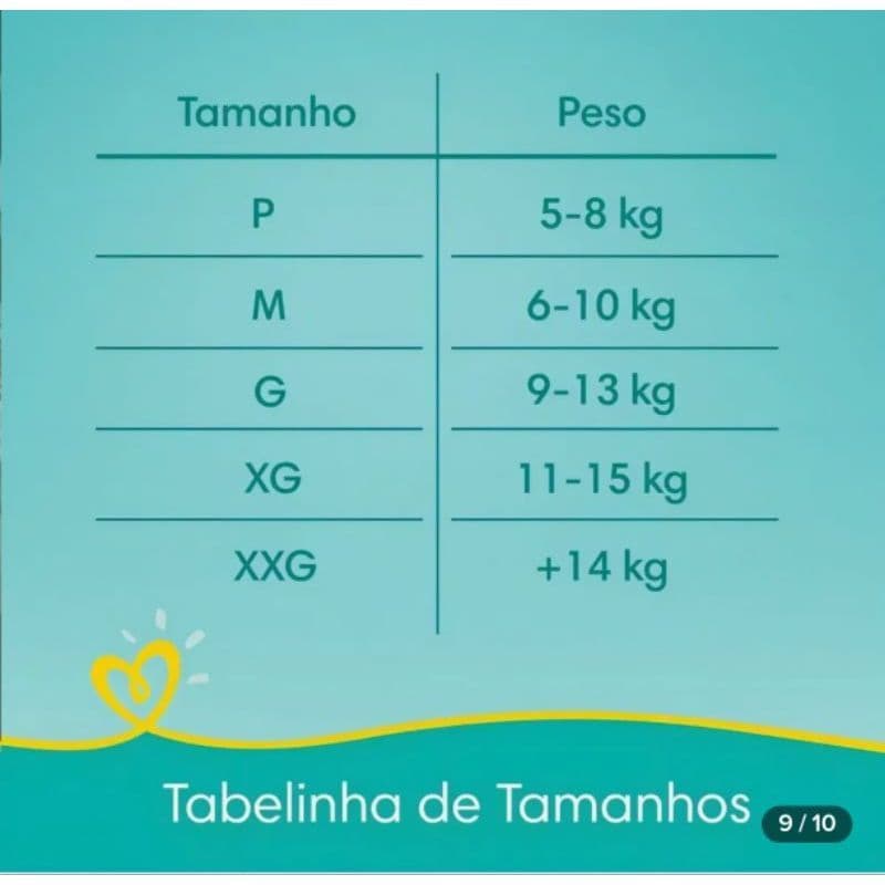 Fralda Pampers conforto sec